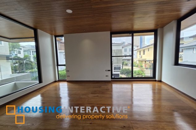 semi furnished brand new modern house for sale in mckinley hill village