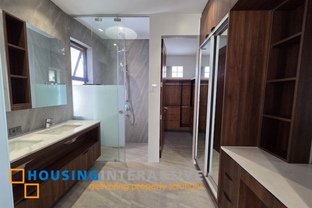 semi furnished brand new modern house for sale in mckinley hill village