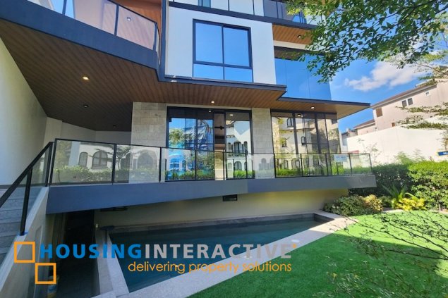 brand new 3 storey 5br house with parking for sale in mckinley hill village