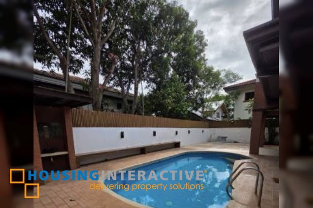2-storey house 4br with swimming pool for lease in ayala alabang