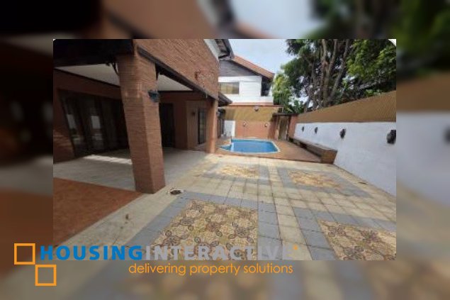 2-storey house 4br with swimming pool for lease in ayala alabang