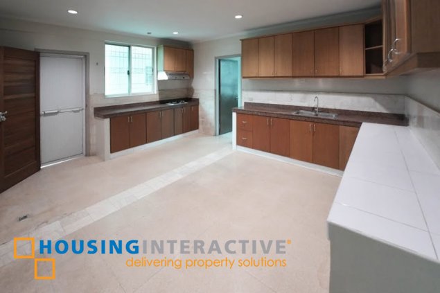 unfurnished 5br house and lot for lease in magallanes village