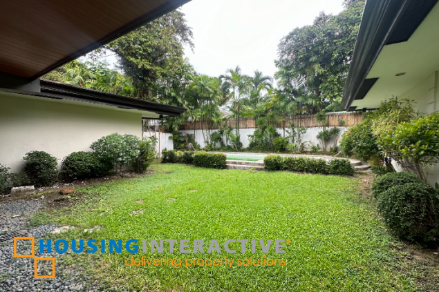 semi furnished 4br with den and pool for lease in urdaneta village