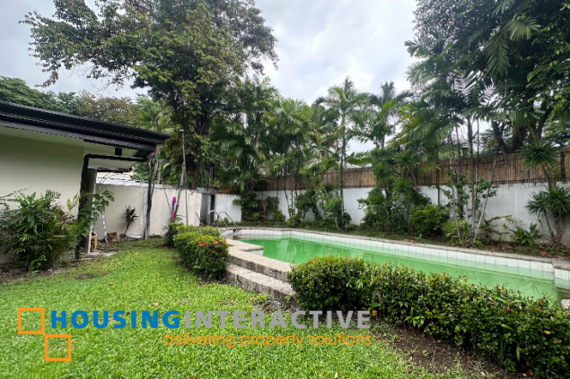 semi furnished 4br with den and pool for lease in urdaneta village