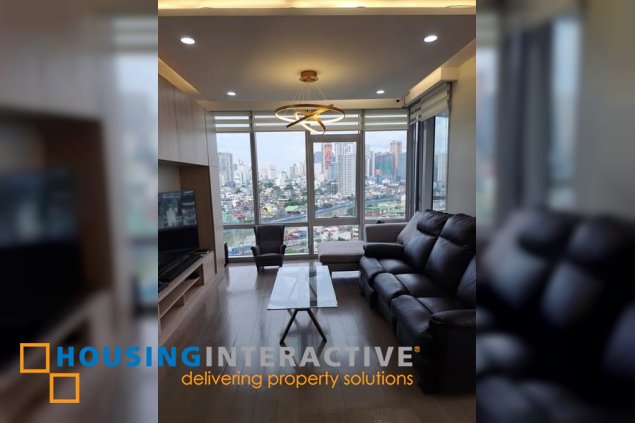 fully furnished 2br unit with parking for sale in proscenium at rockwell