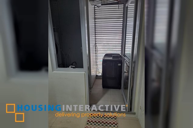 fully furnished 2br unit with parking for sale in proscenium at rockwell