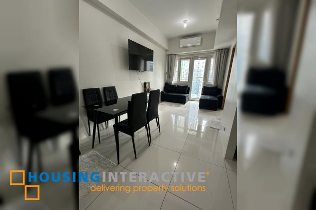 fully furnished 1br unit with balcony for lease in time square west