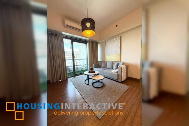fully furnished 2br with balcony for lease in shang salcedo place