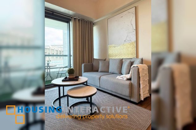 fully furnished 2br with balcony for lease in shang salcedo place