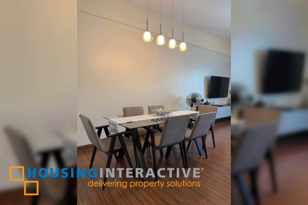 fully furnished 2br with balcony for lease in shang salcedo place