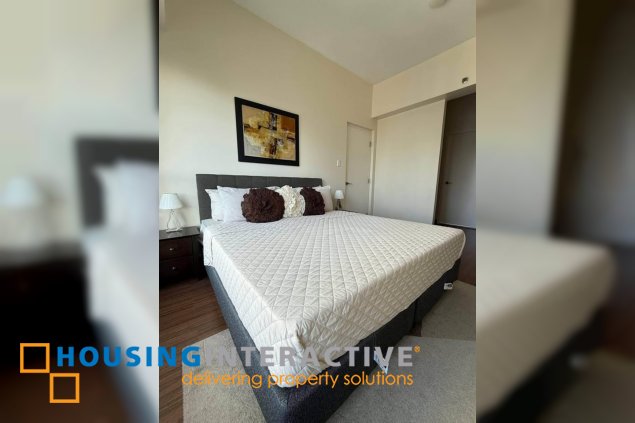 fully furnished 2br with balcony for lease in shang salcedo place