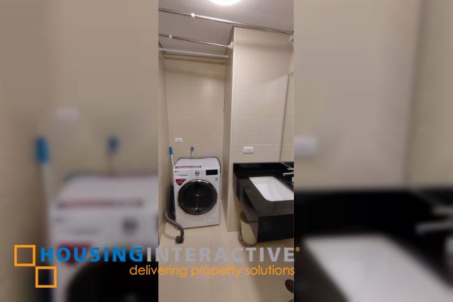 fully furnished studio type unit for lease in verve residences