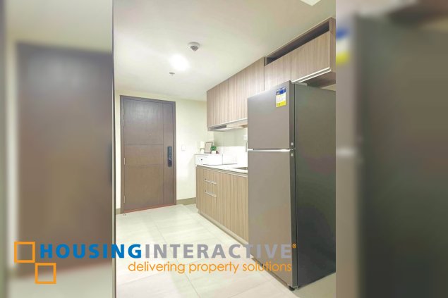 fully furnished 1br unit with balcony for lease in park mckinley west