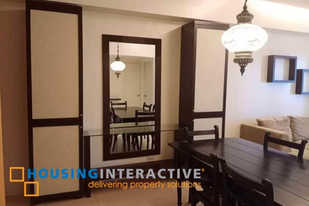 fully furnished 2br unit for lease in the infinity tower