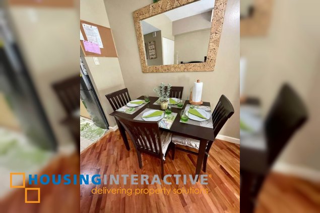 fully furnished studio unit with parking for lease in the manansala