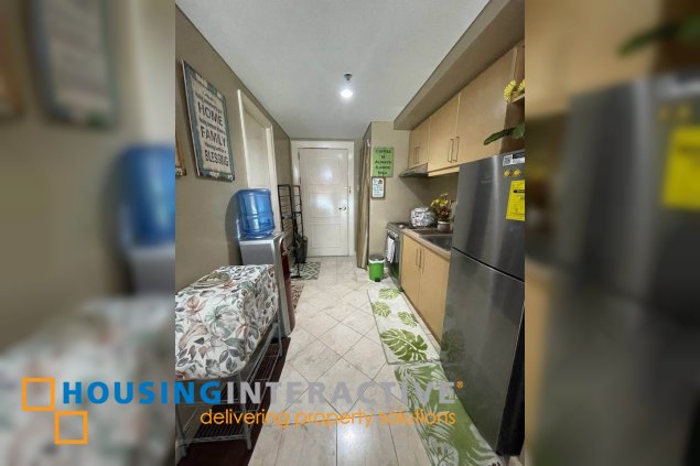 fully furnished studio unit with parking for lease in the manansala