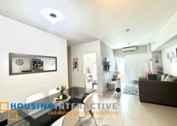 fully furnished 2br unit with parking for sale in two serendra