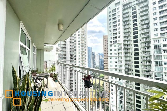 fully furnished 2br unit with parking for sale in two serendra