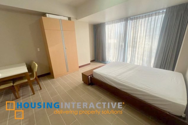 fully furnished studio unit for sale in three central