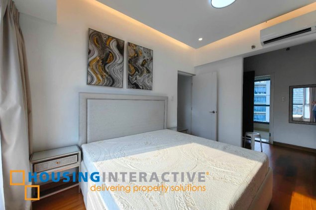 furnished 2br unit with balcony for rent/sale in shang salcedo place