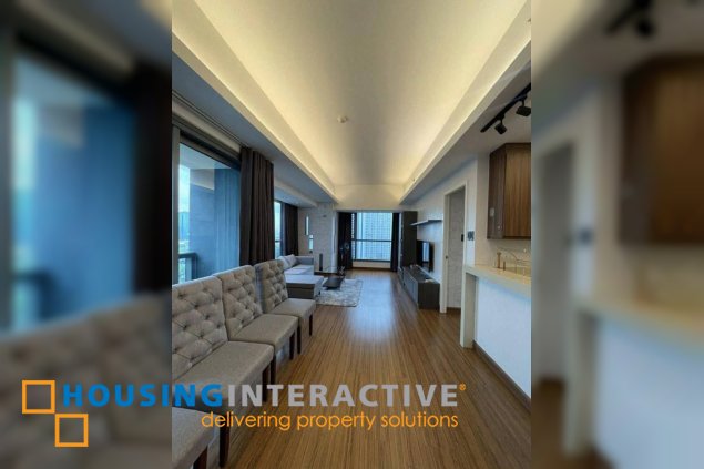 fully furnished 1br unit with balconies for lease in shang salcedo place