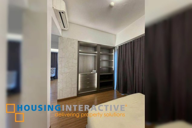 fully furnished 1br unit with balconies for lease in shang salcedo place