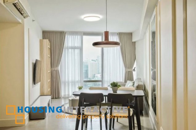 fully furnished 1br unti with parking for lease in proscenium residences