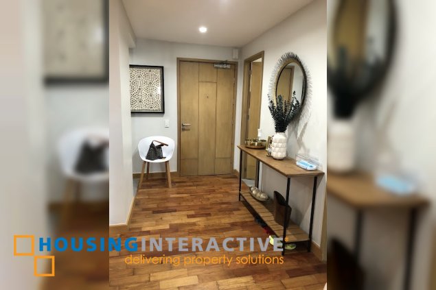 fully furnished 1br at one serendra for lease