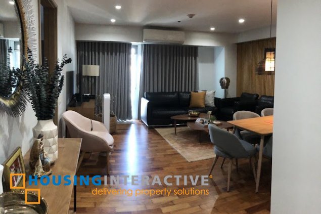 fully furnished 1br at one serendra for lease