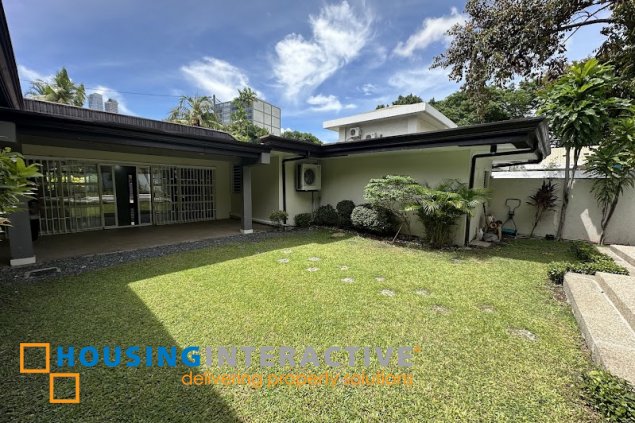 semi furnished 4br house and lot for lease in urdaneta village, makati city