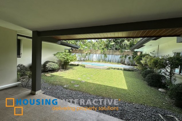 semi furnished 4br house and lot for lease in urdaneta village, makati city