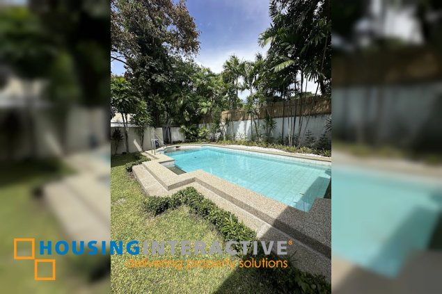 semi furnished 4br house and lot for lease in urdaneta village, makati city