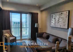 furnished 1br unit with balcony for lease in st. francis shangri-la place