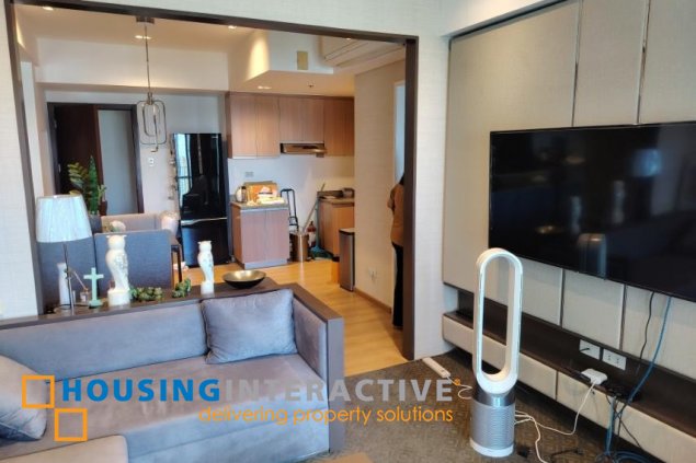 furnished 1br unit with balcony for lease in st. francis shangri-la place