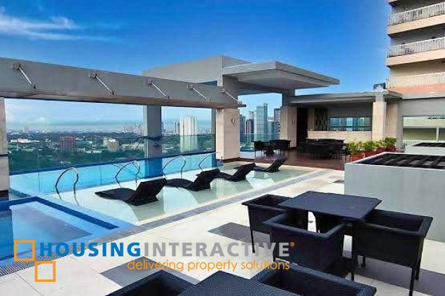 2br unit with parking for lease in the address at wack-wack