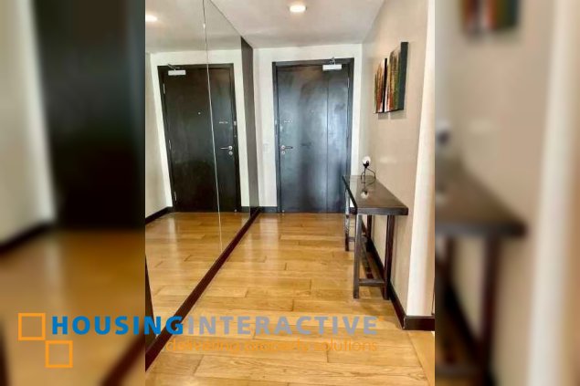 fully furnished 2br unit with parking for sale in the residences at greenbelt