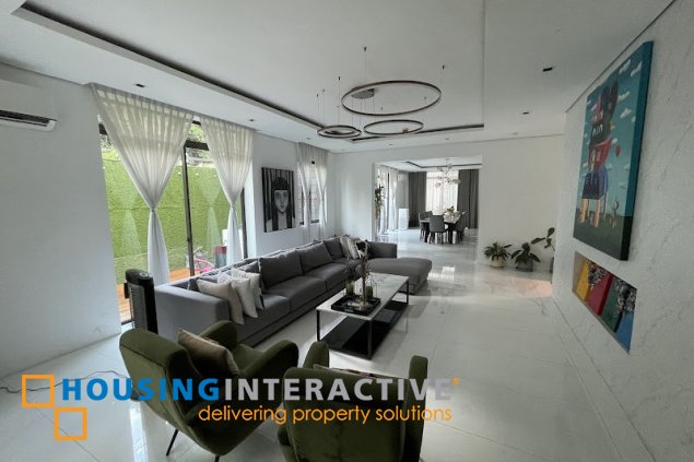 semi-furnished four storey combined townhouse for sale in san juan