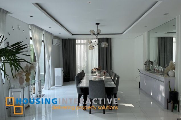 semi-furnished four storey combined townhouse for sale in san juan