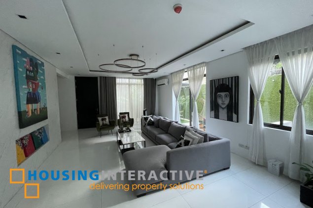 semi-furnished four storey combined townhouse for sale in san juan