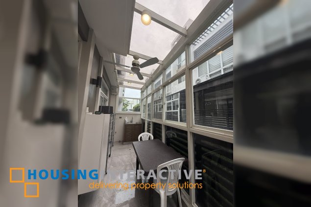 fully furnished three storey townhouse unit for lease in qc