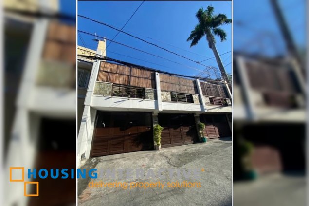 for sale prime 3-storey townhouse with basement, garden & garage in kapitolyo