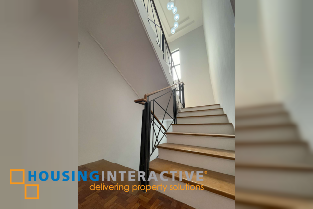 for sale 3-storey newly renovated townhouse in new manila, quezon city