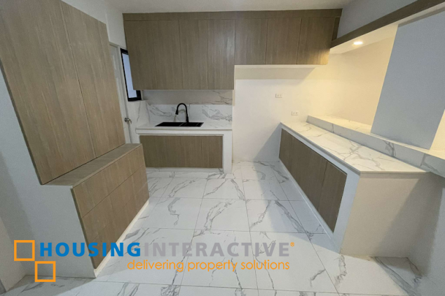 for sale 3-storey newly renovated townhouse in new manila, quezon city