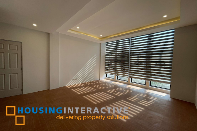 for sale 3-storey newly renovated townhouse in new manila, quezon city