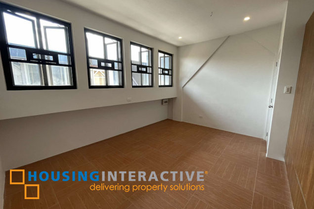 for sale 3-storey newly renovated townhouse in new manila, quezon city