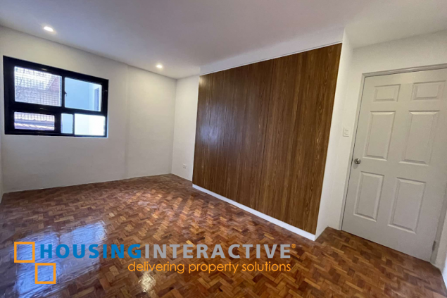 for sale 3-storey newly renovated townhouse in new manila, quezon city