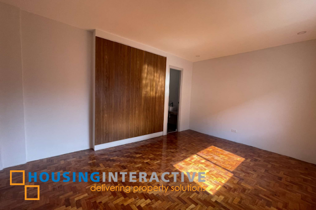 for sale 3-storey newly renovated townhouse in new manila, quezon city