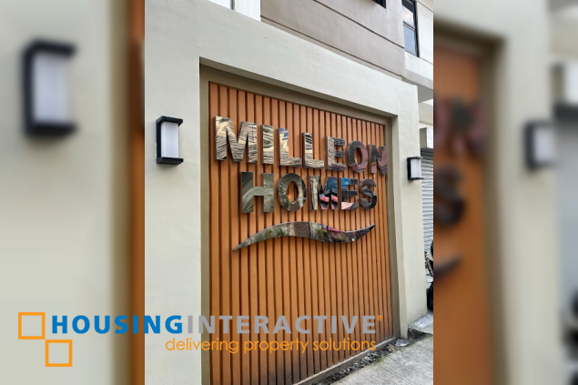 for sale 2 storey residential/commercial townhouse in milleon homes, novaliches quezon city