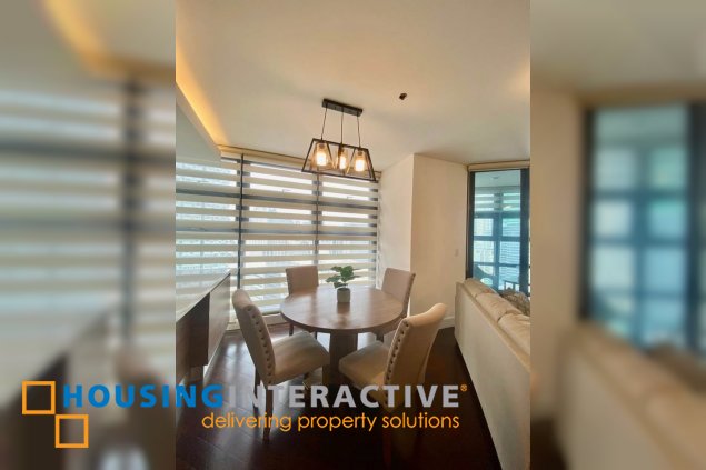 fully furnished 2br unit with parking for lease in garden towers