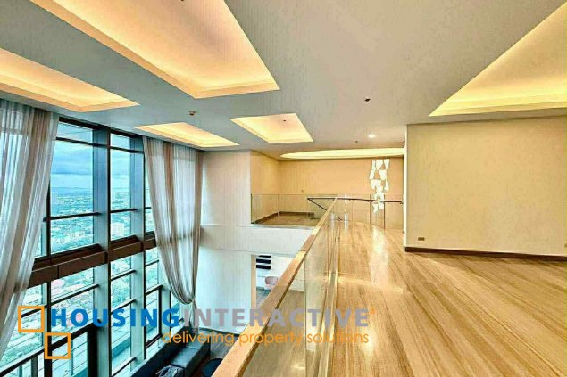 fully furnished 5br penthouse unit with parking for lease in the viridian at greenhills